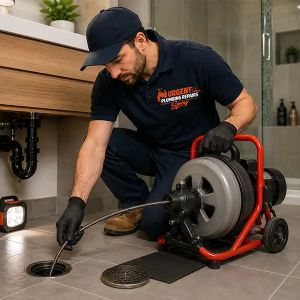 Drain and sewer line inspection service in Spring TX
