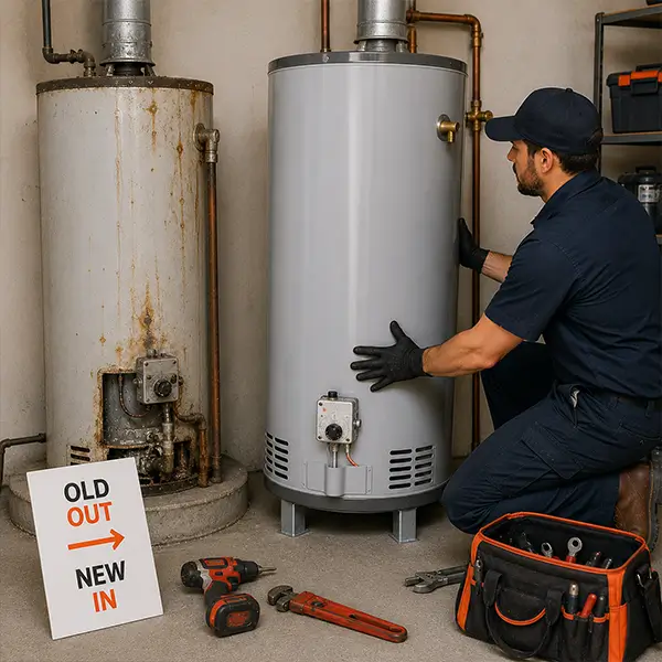 Replacement of Water Heater in Spring TX